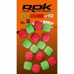 ZIG CUBE MIX taille10 - RED + GREEN 