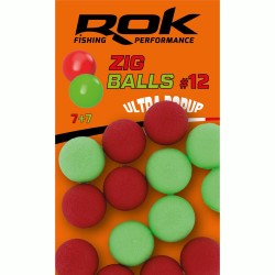 ZIG BALL taille12 - RED+GREEN 