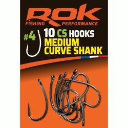 CS taille4 - MEDIUM CURVE SHANK HOOKS taille4 - HAMECONS MEDIUM CURVE SHANK taille4 