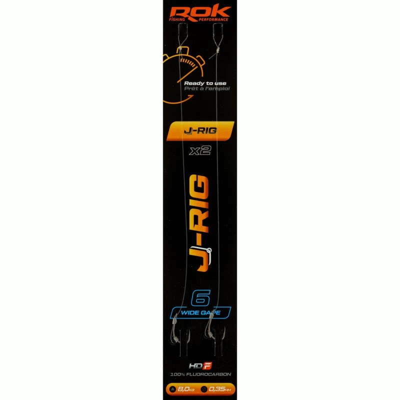 J-RIG WG taille6 - 2X PACK / LOT DE 2X MONTAGES J-RIG WIDE GAPE taille6 