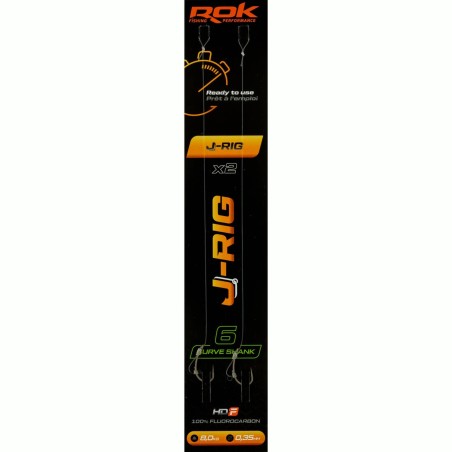 J-RIG CS taille6 - 2X PACK / LOT DE 2X MONTAGES J-RIG CURVE SHANK taille6 