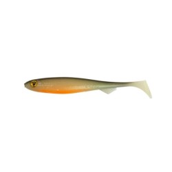 SLICK SHAD 9CM/3.5" X 50PCS - UV HOT OLIVE FOX RAGE