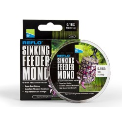 0.16MM REFLO SINKING FEEDER MONO - 150M SPOOL - 3LB