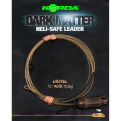 Dark Matter Leader Heli Safe Gravel 40lb 50cm KORDA 