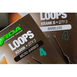 Loop Rigs Size 6 Krank Barbless 18lb KORDA 