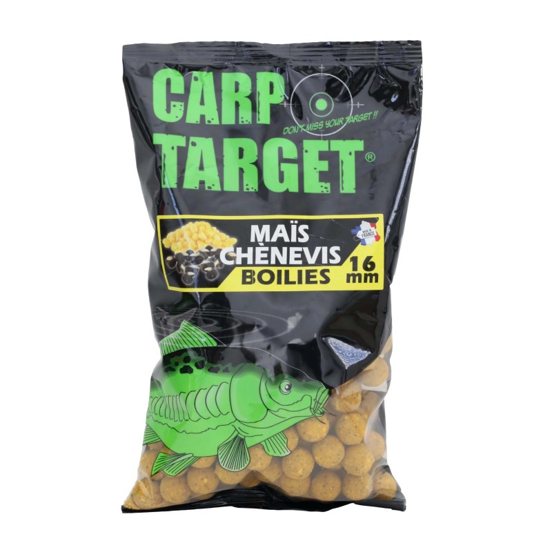 CARP TARGET - BOUILLETTES - 800GR - 16MM - MAIS CHENEVIS