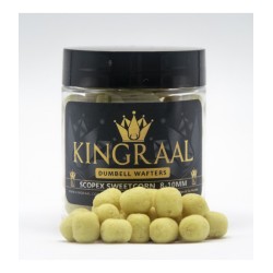 MINI WAFTER DUMBELL SCOPEX SWEETCORN ( NEW 2024 ) MIX 8/9/10 MM 40GR KINGRAAL