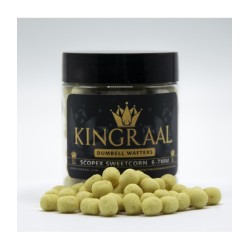 MINI WAFTER DUMBELL SCOPEX SWEETCORN ( NEW 2024 ) MIX 6/7 MM 40GR KINGRAAL