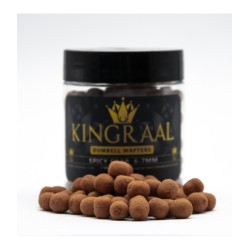 MINI WAFTER DUMBELL SPICY CRAB ( NEW 2024 ) MIX 6/7 MM 40GR KINGRAAL