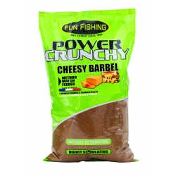 AMORCE POWER CRUNCHY - SAC 2KG - CHEESY BARBEL  - ORANGE 