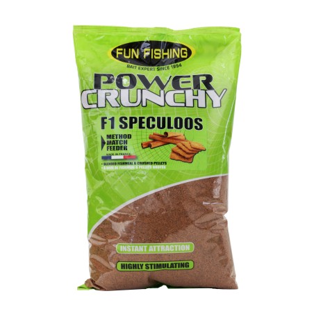 AMORCE POWER CRUNCHY - SAC 2KG - F1 SPECULOOS - NATUREL 