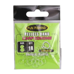 BAGUES PELLETS (PELLETS BAND) X 2 - TAILLE XS - (POUR PELLETS 4/6MM) - 