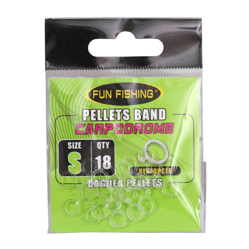BAGUES PELLETS (PELLETS BAND) X 2 - TAILLE XS - (POUR PELLETS 4/6MM) - 