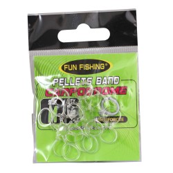 BAGUES PELLETS (PELLETS BAND) X 3 - TAILLE M - (POUR PELLETS 10/14MM) 