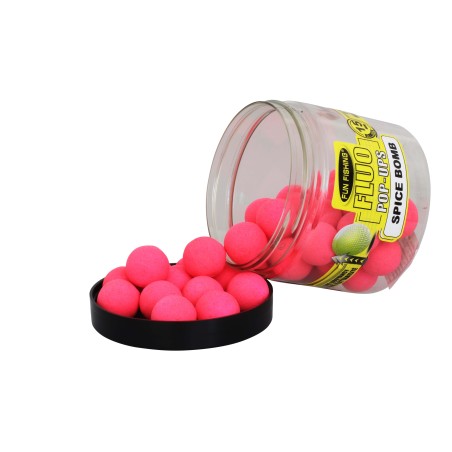 FLUO POP UPS -15MM - 60GR -ROSE / SPICE BOMB 