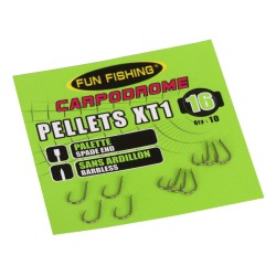 HAMECONS PELLETS XT1 (PALETTE SANS ARDILLON) X10 - TAILLE 16 
