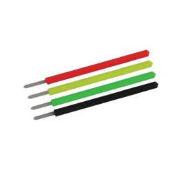 KIT ANTENNES LONGUES SERIES PRO - 2,0MM (ROUGE, JAUNE, VERT, NOIR) - X 