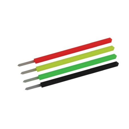 KIT ANTENNES LONGUES SERIES PRO - 2,0MM (ROUGE, JAUNE, VERT, NOIR) - X 