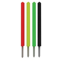 KIT ANTENNES SERIES PRO - 2,0MM (ROUGE, JAUNE, VERT, NOIR) - X8 