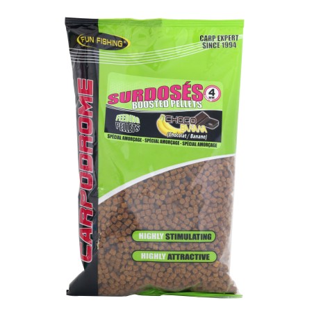 PELLETS SURDOSES - 700GR - 3MM - CHOCO BANANA 