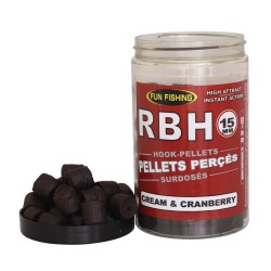 RBH - PELLETS PERCES - 230GR - 15MM - CREAM & CRANBERRY 