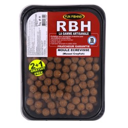 RBH BOILIES 800GR - 15MM - MOULE ECREVISSE 