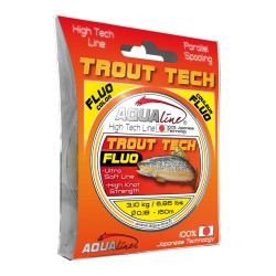 TROUT TECH - 0,140MM - 2,07KG - 150M - BI-COLOR JAUNE / ORANGE 