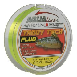 TROUT TECH - 0,180MM - 3,10KG - 150M - JAUNE FLUO 
