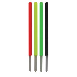 KIT ANTENNES SERIES PRO - 1,5MM (ROUGE, JAUNE, VERT, NOIR) - X8 