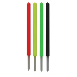 KIT ANTENNES SERIES PRO - 1,7MM (ROUGE, JAUNE, VERT, NOIR) - X8 