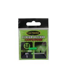 ANTENNE LITHIUM (LED)  3,0MM - VERT - X1 