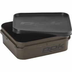6L GREENISH BROWN SQUARE BOX XL / BOITE CARREE 6L XL MARRON VERT (AVEC ROK FISHING PERFORMANCE