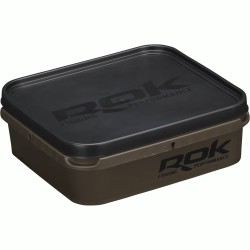 6L GREENISH BROWN SQUARE BOX XL / BOITE CARREE 6L XL MARRON VERT (AVEC ROK FISHING PERFORMANCE