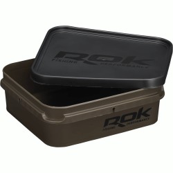 6L GREENISH BROWN SQUARE BOX XL / BOITE CARREE 6L XL MARRON VERT (AVEC ROK FISHING PERFORMANCE