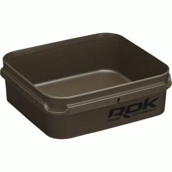 6L GREENISH BROWN SQUARE BOX XL / BOITE CARREE 6L XL MARRON VERT (AVEC ROK FISHING PERFORMANCE