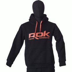 ROK BLACK HOODIE - S / SWEAT ROK NOIR - TAILLE S ROK FISHING PERFORMANCE
