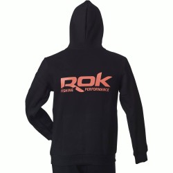 ROK BLACK HOODIE - L / SWEAT ROK NOIR - TAILLE L ROK FISHING PERFORMANCE