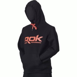 ROK BLACK HOODIE - L / SWEAT ROK NOIR - TAILLE L ROK FISHING PERFORMANCE