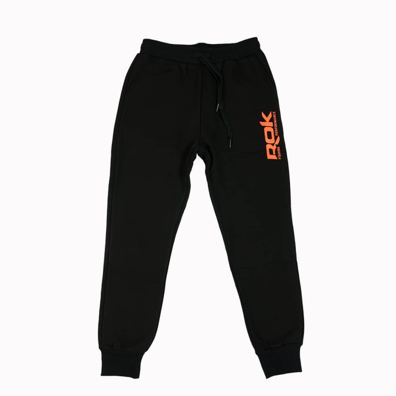 ROK BLACK JOGGERS - L / PANTALON JOGGERS ROK NOIR - TAILLE L ROK FISHING PERFORMANCE