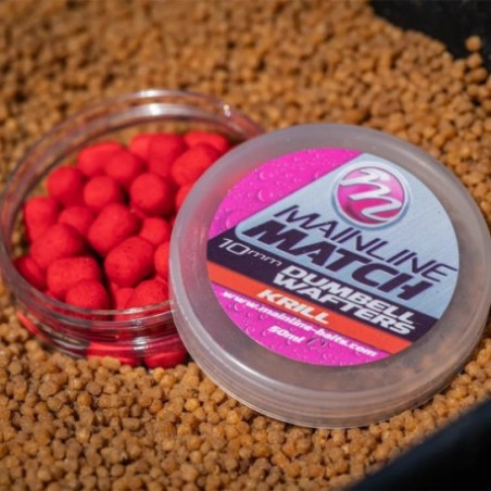 MATCH DUMBELL WAFTERS RED KRILL - 10MM MAINLINE