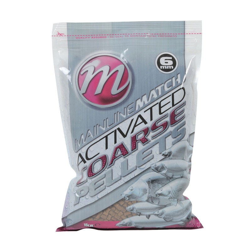 COARSE PELLETS 6 MM 1KG MAINLINE