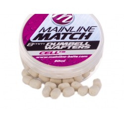 DUMBELL WAFTERS 8MM - WHITE - CELLTM  50G MAINLINE