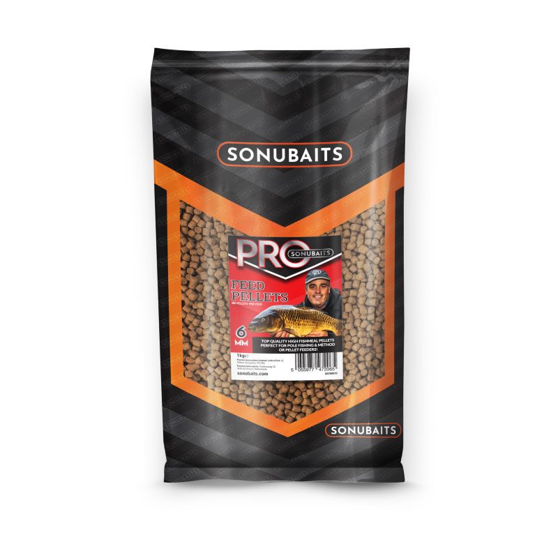 SONU PRO FEED PELLETS 6MM (1KG) SONUBAITS