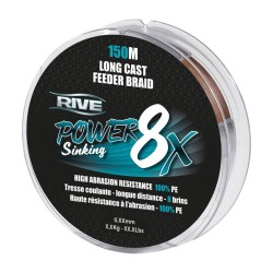 TRESSE FEEDER POWER SINKING 8X 0.08MM 150M RIVE