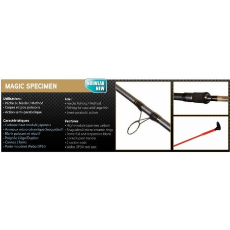 CANNE MAGIC SPECIMEN 3.30M 110G RIVE