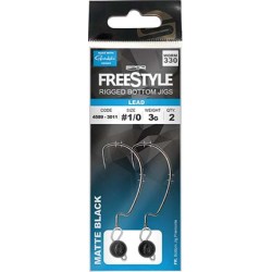 RIGGED BOTTOM JIG BLACK 7G Taille 1 SPRO FREESTYLE