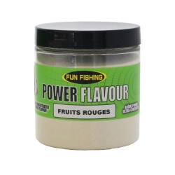 ARÔME POUDRE CONCENTRÉ POWER FLAVOUR 150G FRUITS ROUGES FUN FISHING 