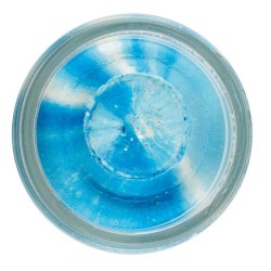 Pâte à truite GARLIC WHITE/BLUE GLITTER BERKLEY 