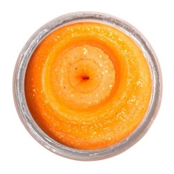 Pâte à truite GARLIC FLUO ORANGE GLITTER BERKLEY 