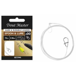 SPOON LURE 70CM 0.18MM T-0 TROUT MASTER